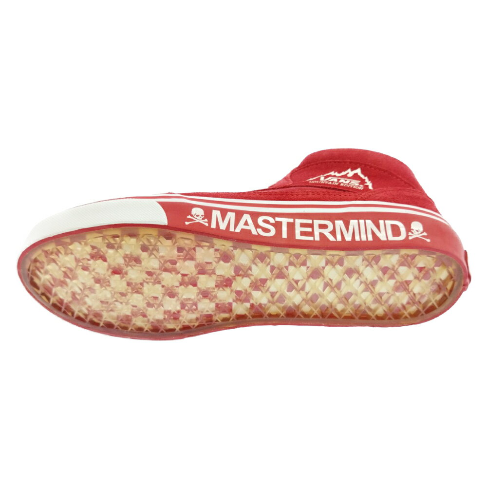 mastermind JAPAN(マスターマインドジャパン)×VANS Mt. EDITION バンズ マウンテンエディション ハイカットスニーカー 570413-0002 レッド【中古】【程度A】【カラーレッド】【オンライン限定商品】