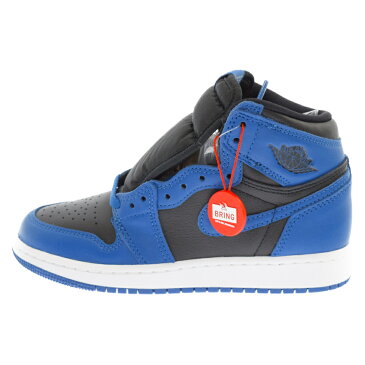 NIKE(ナイキ) サイズ:23.0cm AIR JORDAN 1 RETRO HIGH OG GS 575441-404 エア ジョーダン レトロ ハイ ハイカットスニーカー ガールズ US4Y ブルー/ブラック【新古品/中古】【程度S】【カラーブルー】【取扱店舗原宿】