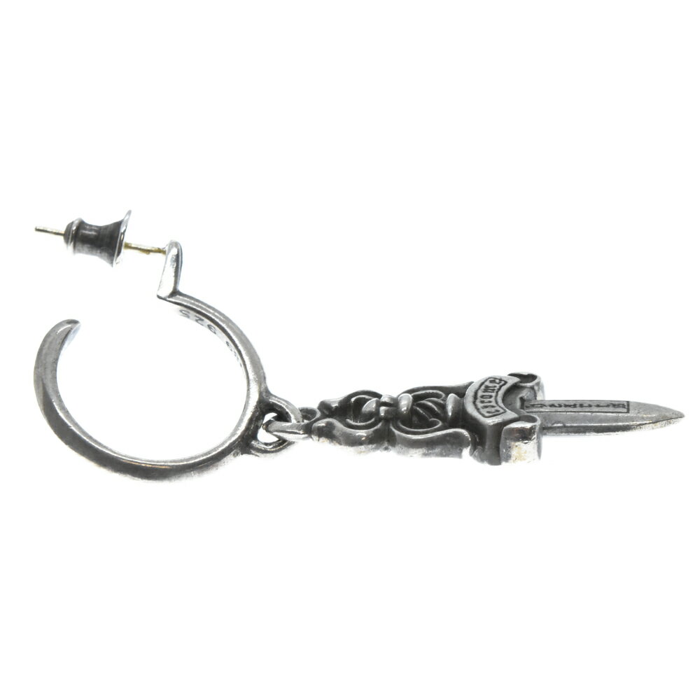 CHROME HEARTS(クロムハーツ)No5 DAGGER/#5 ダガーフープピアス 国内ギャランティ付き【中古】【程度A】【カラーシルバー】【取扱店舗OneStyle原宿店】★SALE対象★