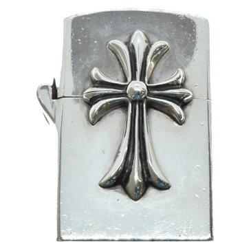 CHROME HEARTS(クロムハーツ)ZIPPO LIGHTERZ-V1 V1スモールCHクロスジッポライター【中古】【程度B】【カラーシルバー】【取扱店舗OneStyle原宿店】