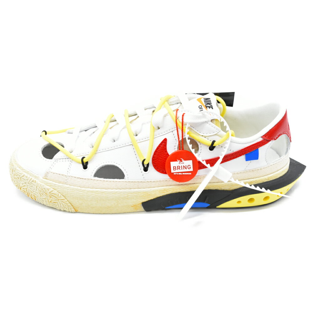 NIKE(ナイキ) サイズ:26.5cm OFF-WHITE BLAZER LOW'77 DH7863-100 オフホワイト ブレーザー ロー ローカットスニーカーUS8.5 ホワイト【新古品/中古】【程度N】【カラーホワイト】【取扱店舗BRING KICKS】★SALE対象★