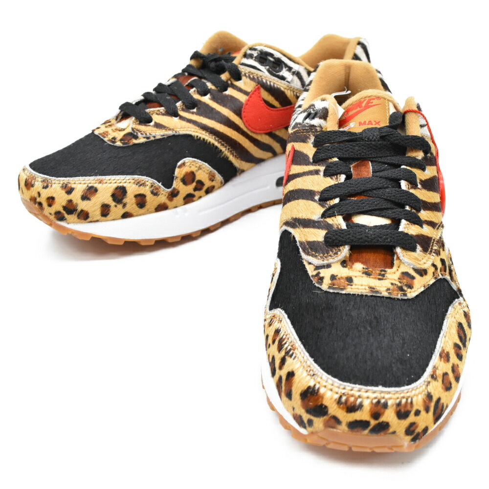 NIKE(ナイキ) サイズ:26.0cm atmos AIR MAX 1 DLX ANIMAL AQ0928-700 アトモス エアマックス 1 アニマル ローカットスニーカー ブラウン【新古品/中古】【程度N】【カラーマルチカラー】【取扱店舗BRING KICKS】