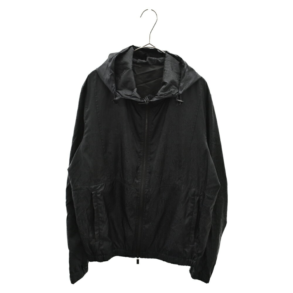 DIOR(ディオール)×Shawn Stussy 20AW Nylon Jacket ロゴ総柄ナイロンジャケットパーカーフーディ【新古品/中古】【程度S】【カラーネイビー】【取扱店舗新宿】