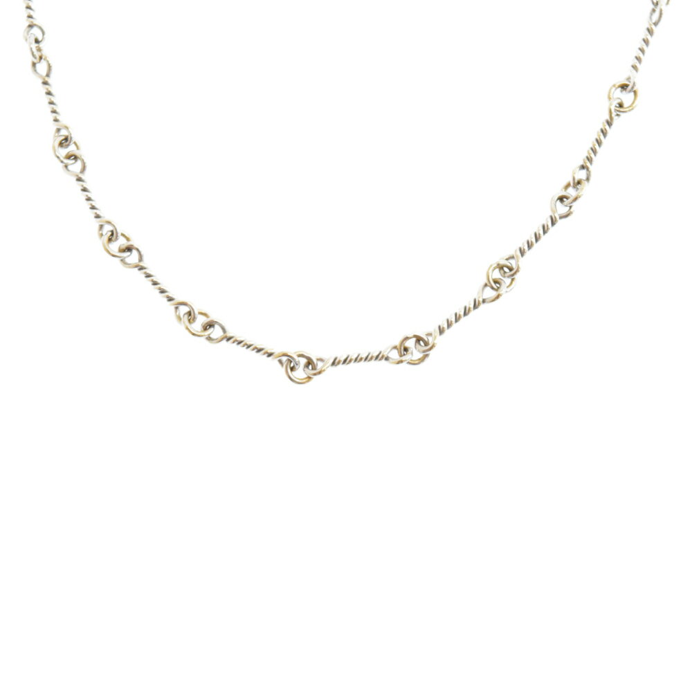 CHROME HEARTS(クロムハーツ)18KWG NECKCHAIN T/ツイストチェーン20inch ホワイトゴールドネックレス【中古】【程度A】【カラーシルバー】【取扱店舗OneStyle原宿店】