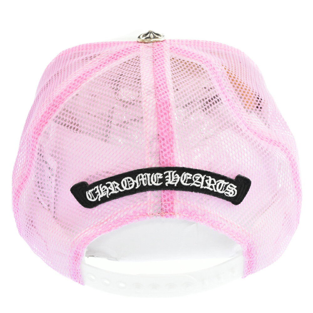 CHROME HEARTS(クロムハーツ)×MATTY BOY Sex Records TRUCKER CAP PK ホースシュー メッシュ トラッカーキャップ ピンク/ホワイト 帽子【中古】【程度B】【カラーピンク】【取扱店舗渋谷】