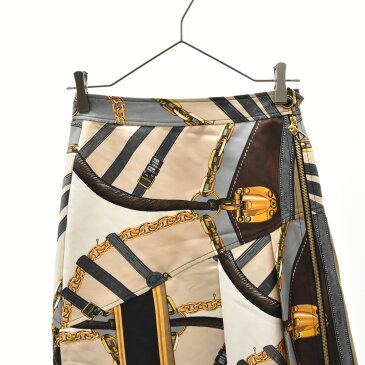 LOUIS VUITTON(ルイヴィトン)22SS スカーフプリントアシンメトリーミディスカート マルチ RW221B OF5 FMJU91【中古】【程度SA】【カラーマルチカラー】【オンライン限定商品】