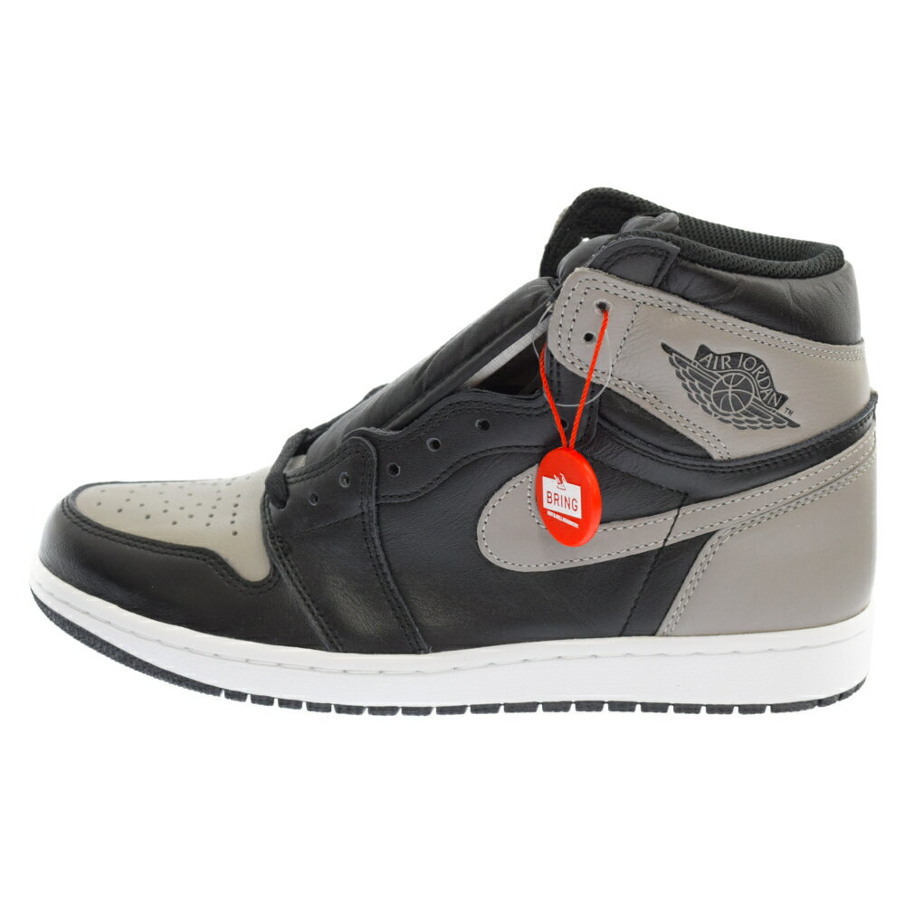 NIKE(ナイキ) サイズ:28.0cm AIR JORDAN1 RETRO HIGH OG SHADOW 555088-013 エアジョーダン1 レトロ ハイカットスニーカー シャドー ブラック/グレー【新古品/中古】【程度S】【カラーブラック】【取扱店舗新宿】