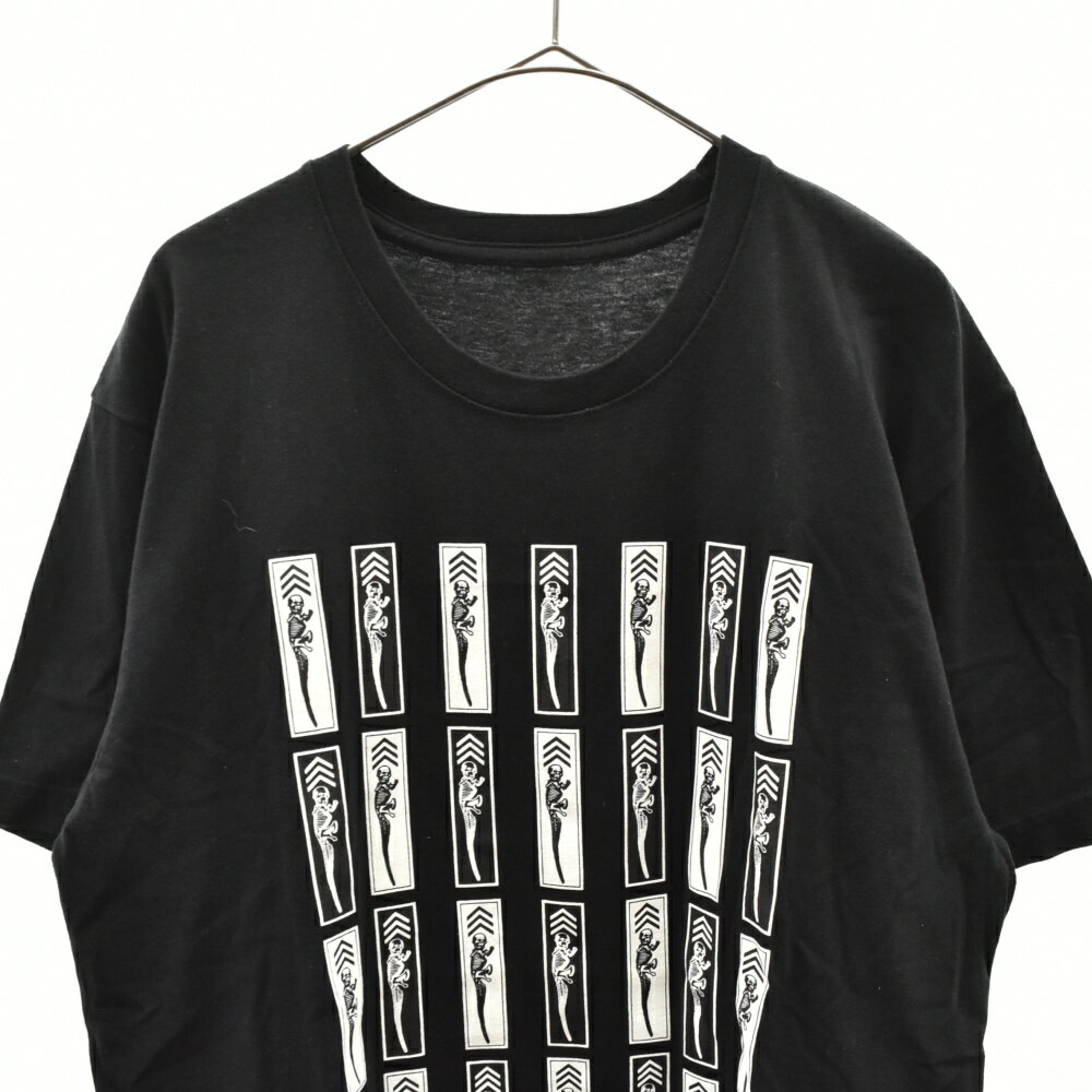 CHROME HEARTS(クロムハーツ)×FOTI JARVIS ジャービススカルバックプリントクルーネック半袖Tシャツ ブラック【中古】【程度B】【カラーブラック】【取扱店舗名古屋】