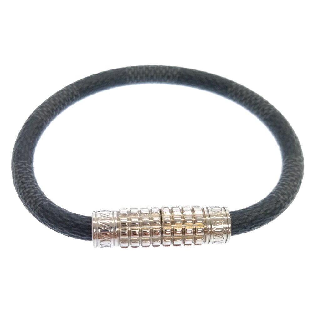 在庫僅少】 VUITTON ダミエグラフィット ブレスレット バングル M6140D