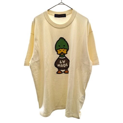 【楽天市場】LOUIS VUITTON(ルイヴィトン)22SS×NIGO LV MADE Intarsia Duck Knit Tee ×ニ