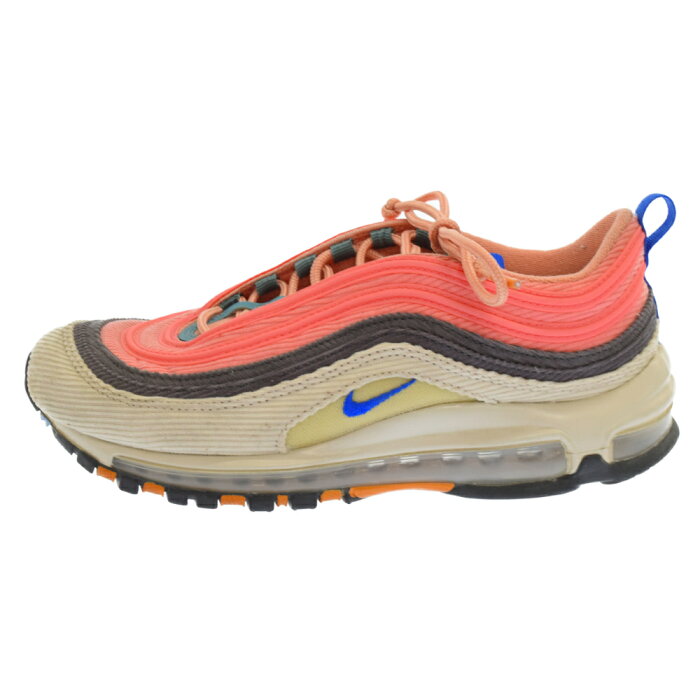 NIKE(ナイキ) サイズ:25.5 AIR MAX 97 CQ7512-046 desert sand/racer blue エア マックス ローカットスニーカー【中古】【程度B】【カラーピンク】【オンライン限定商品】★SALE対象★