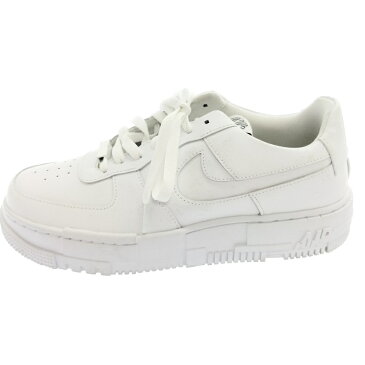 NIKE(ナイキ) サイズ:US10.5/27.5cm WMNS AIR FORCE 1 PIXEL ''WHITE'' ウィメンズエアフォース1ピクセルホワイト 厚底ローカットスニーカー ホワイト CK6649-100【中古】【程度B】【カラーホワイト】【オンライン限定商品】