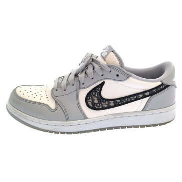 DIOR(ディオール) サイズ:US8/26cm ×NIKE AIR JORDAN 1 LOW OG DIOR CN8608-002 ナイキ エアジョーダン1ローオージースニーカー ローカット シューズ【中古】【程度B】【カラーホワイト】【取扱店舗新宿】★SALE対象★