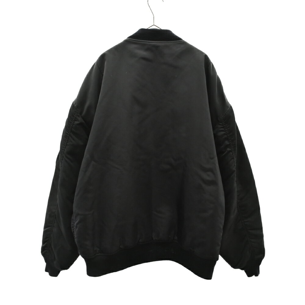 RAF SIMONS(ラフシモンズ)00AW CONFUSION MA-1 BOMBER JACKET スクールワッペン フライトジャケット ブラック　アーカイブ【中古】【程度A】【カラーブラック】【取扱店舗AWESOME原宿店】