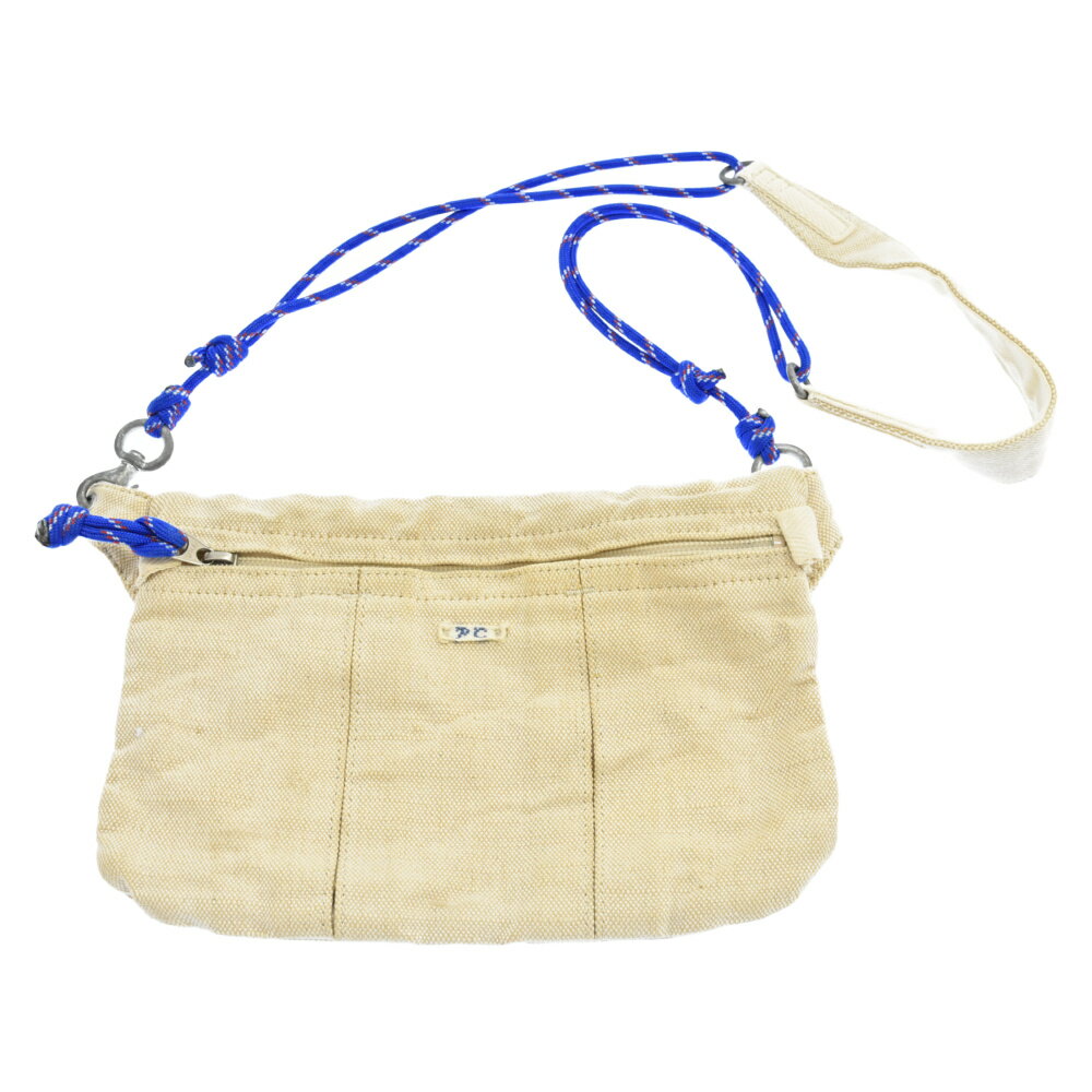 Porter Classic(ポータークラシック)HARD LINEN SHOULDER BAG ハードリネン ショルダーバッグ アイボリー【中古】【程度A】【カラーホワイト】【オンライン限定商品】