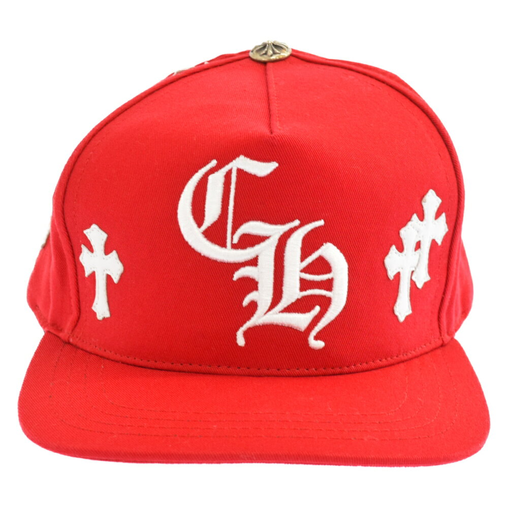 CHROME HEARTS(クロムハーツ)Cross Patch Baseball Cap クロスパッチベースボールキャップ 帽子 レッド【新古品/中古】【程度S】【カラーレッド】【取扱店舗新宿】