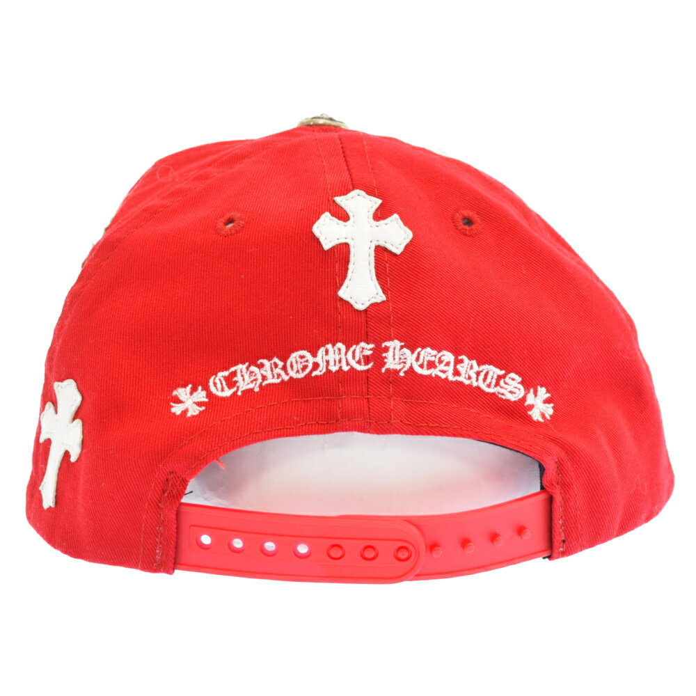 CHROME HEARTS(クロムハーツ)Cross Patch Baseball Cap クロスパッチベースボールキャップ 帽子 レッド【新古品/中古】【程度S】【カラーレッド】【取扱店舗新宿】