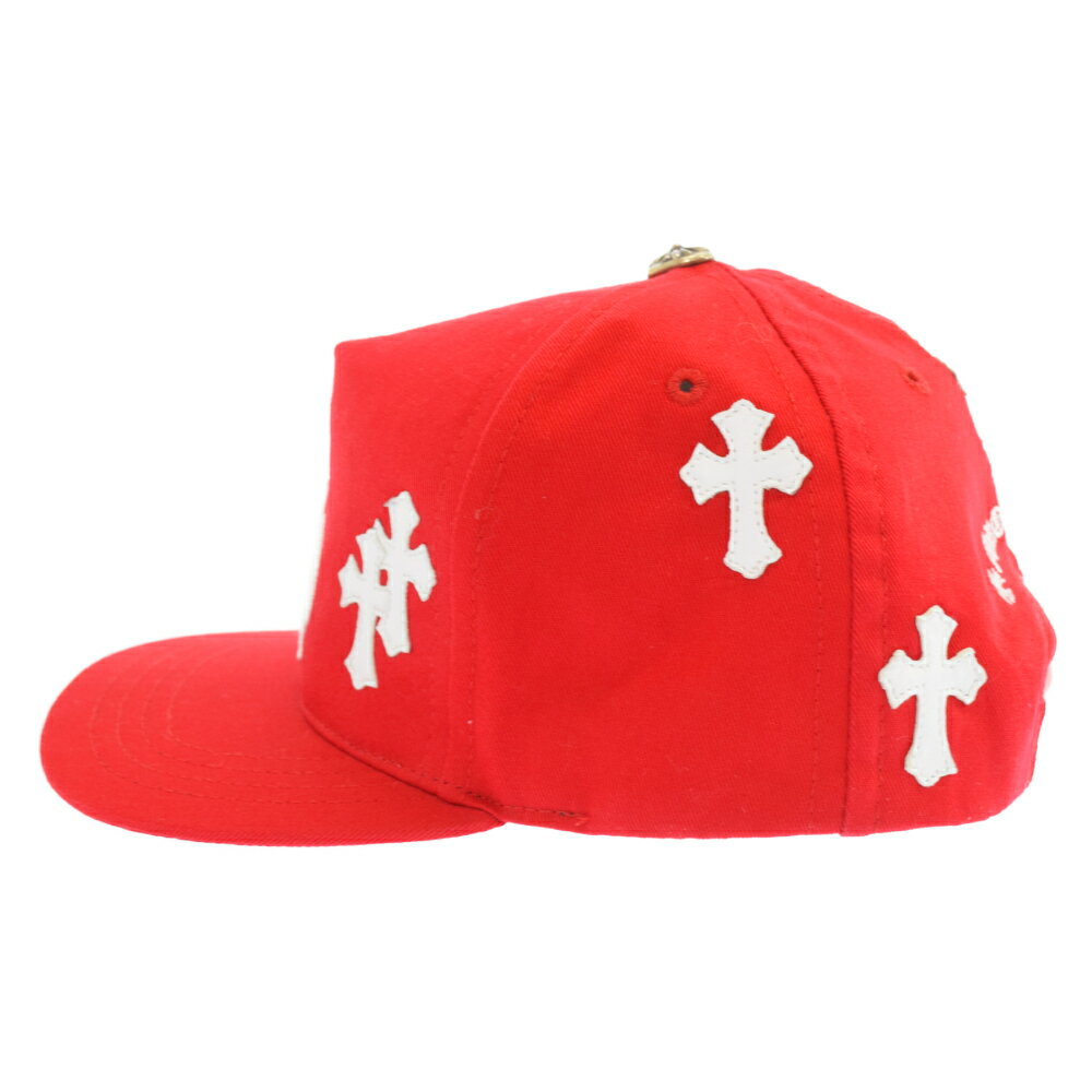 CHROME HEARTS(クロムハーツ)Cross Patch Baseball Cap クロスパッチベースボールキャップ 帽子 レッド【新古品/中古】【程度S】【カラーレッド】【取扱店舗新宿】