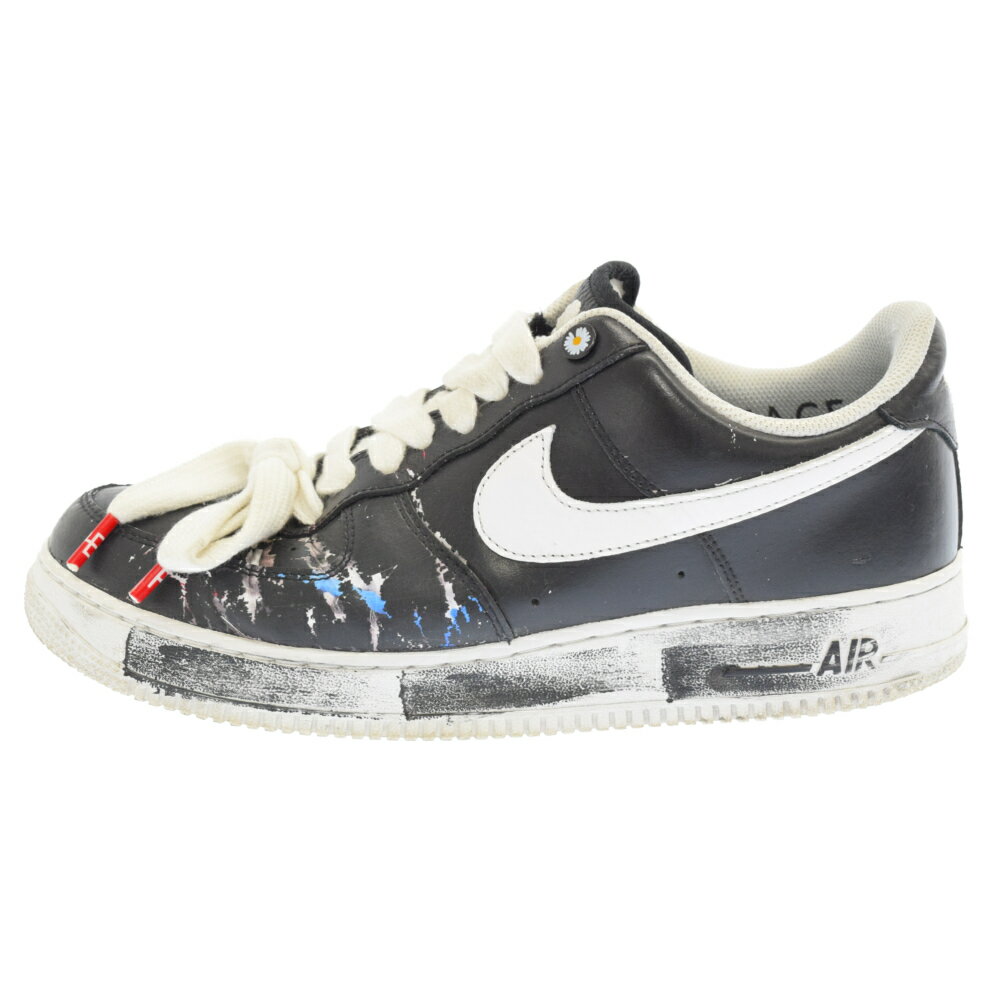 NIKE(ナイキ) サイズ:29cm US11 ×Peaceminusone Air Force 1 Low Para Noise ピースマイナスワン エアフォース1 ロー パラノイズ ローカットスニーカー ブラック AQ3692-001【中古】【程度C】【カラーブラック】【オンライン限定商品】