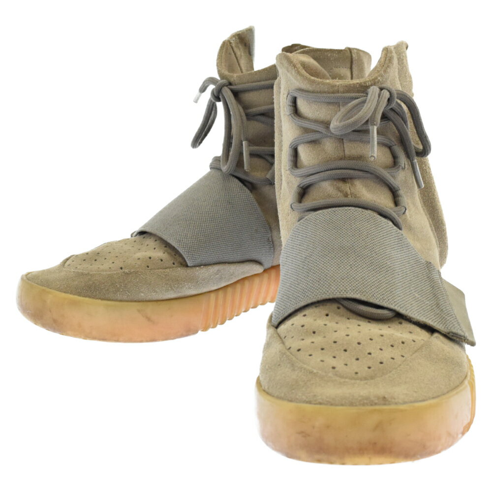 adidas(アディダス) サイズ:US9.5/27.5cm YEEZY BOOST 750 LIGHT GREY イージーブースト750 ハイカットスニーカー ライトグレー BB1840【中古】【程度B】【カラーグレー】【取扱店舗渋谷】