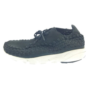 NIKE(ナイキ) サイズ:27.0cm Air Footscape Woven エアフット ウーブン ローカットスニーカー ブラック 874892-001【中古】【程度B】【カラーブラック】【オンライン限定商品】