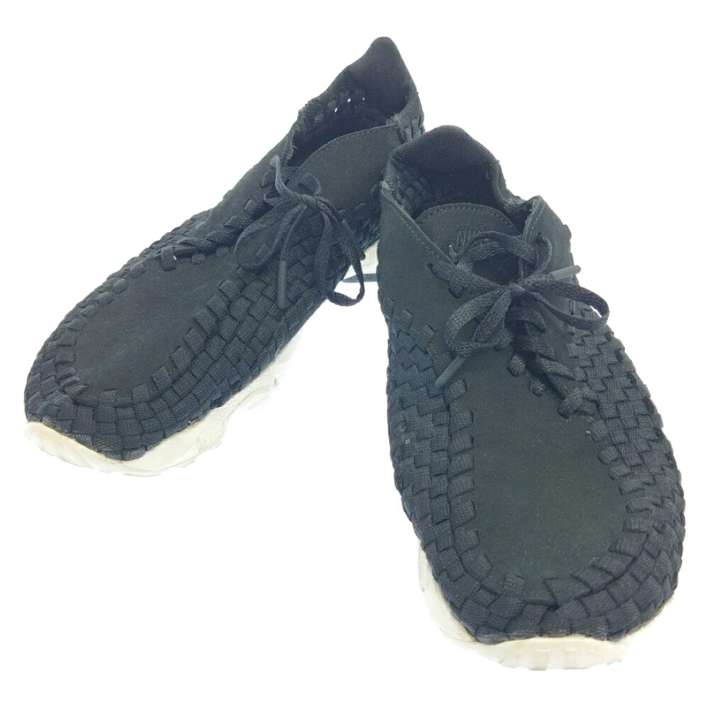 NIKE(ナイキ) サイズ:27.0cm Air Footscape Woven エアフット ウーブン ローカットスニーカー ブラック 874892-001【中古】【程度B】【カラーブラック】【オンライン限定商品】