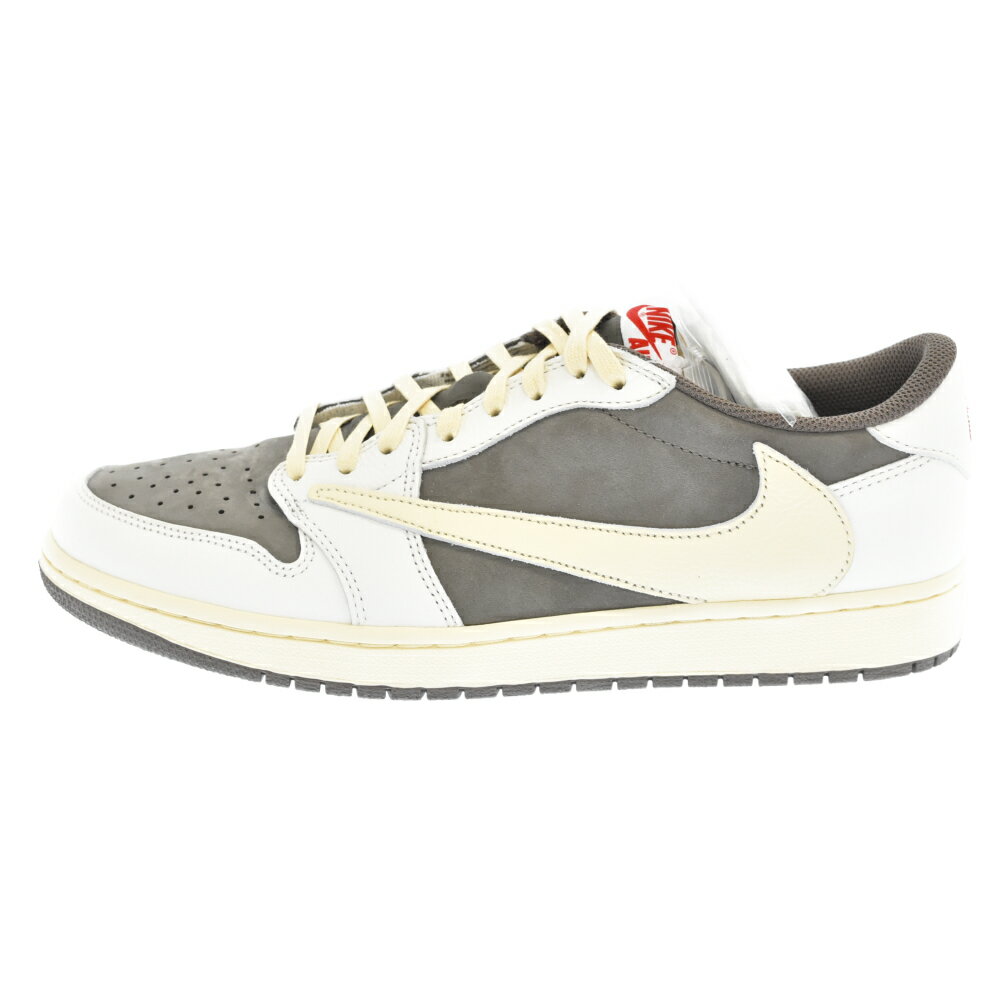 NIKE(ナイキ) サイズ:30.0cm ×TRAVIS SCOTT AIR JORDAN 1 LOW OG 'REVERSE MOCHA DM7866-162×トラヴィススコット エアジョーダン1 ロウ オージー リバースモカ ローカットスニーカー US12【中古】【程度SA】【カラーベージュ】【取扱店舗渋谷】