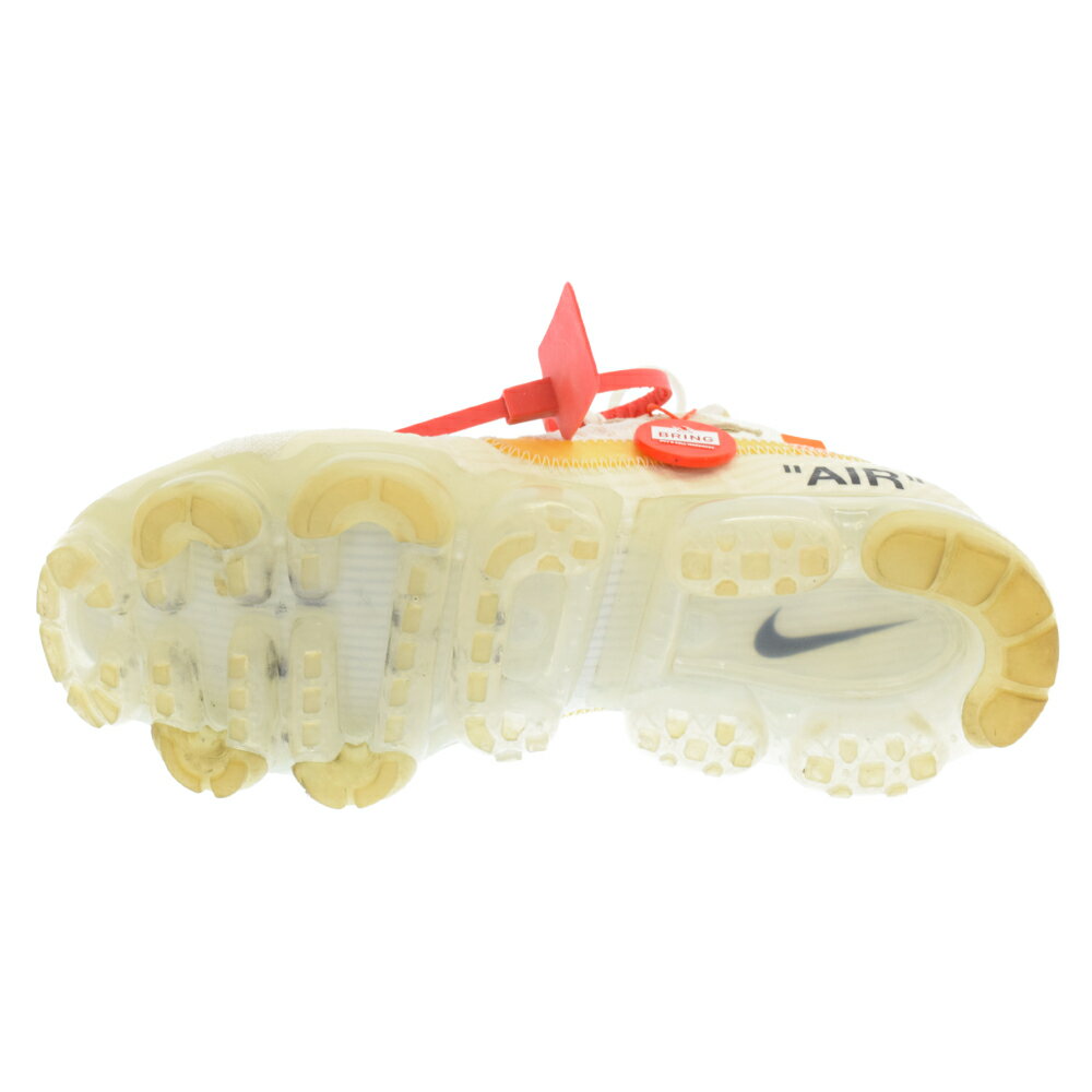 NIKE(ナイキ) サイズ:28.0cm ×OFF-WHITE AIR VAPORMAX FLYKNIT オフホワイト エアヴェイパーマックス フライニット ローカットスニーカー ホワイト AA3831-100【中古】【程度B】【カラーホワイト】【取扱店舗BRING KICKS】