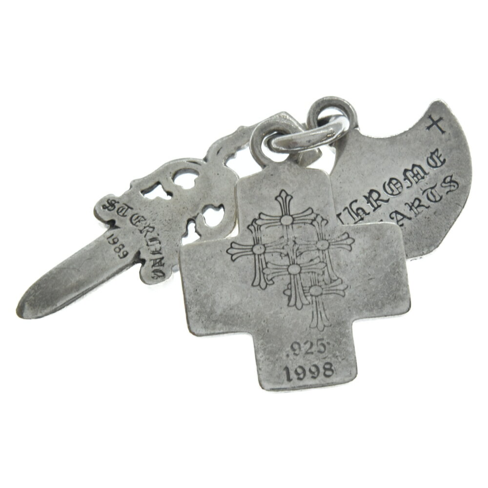 CHROME HEARTS(クロムハーツ) 3TRINKETS/スリートリンケッツペンダント シルバーネックレストップ【中古】【程度B】【カラーシルバー】【取扱店舗OneStyle原宿店】