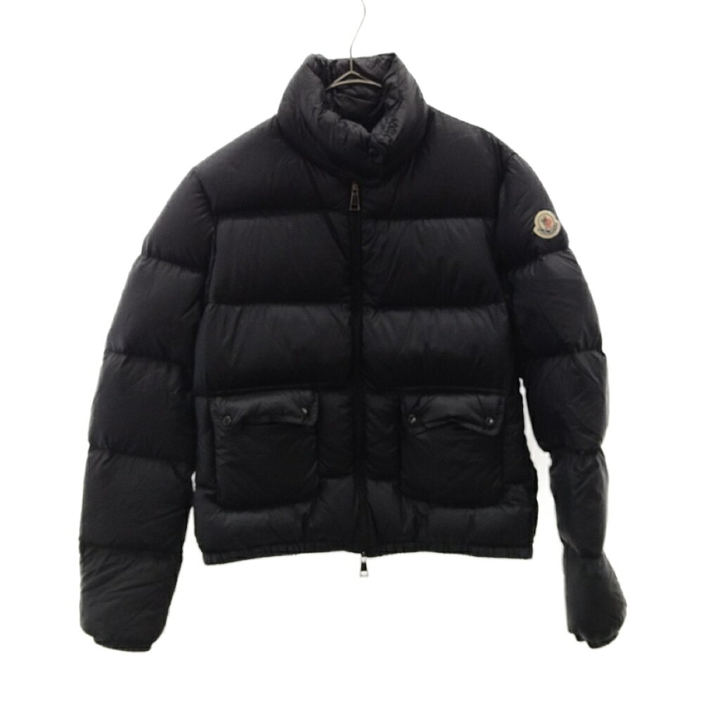 MONCLER(モンクレール) サイズ:0 LANNIC GIUBBOTTO ランニック フルジップ スタンド ショート ダウンジャケット レディース ブラック F20931A20200 C0229【中古】【程度B】【カラーブラック】【オンライン限定商品】