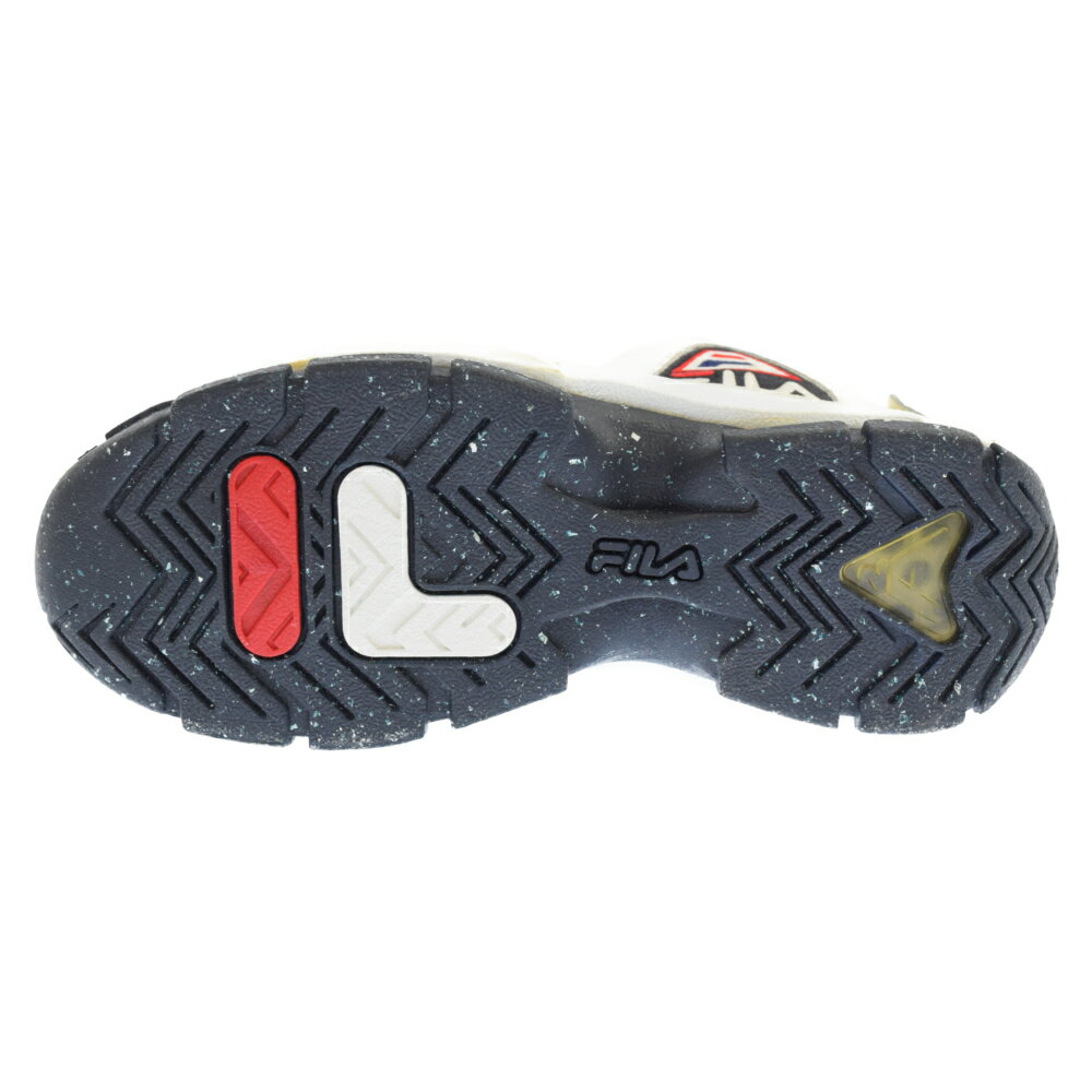 FILA(フィラ) サイズ:US9.5 GRANT HILL 2 グラントヒル2ミッドカットスニーカー ホワイト【中古】【程度C】【カラーホワイト】【オンライン限定商品】