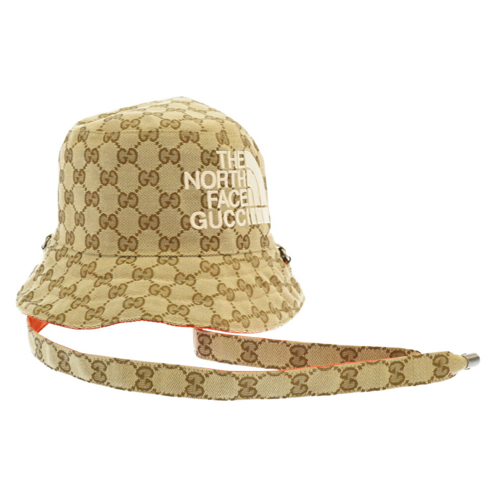 【楽天市場】GUCCI(グッチ) サイズ:L ×THE NORTH FACE 22SS GG CANVAS REVERSIBLE BUCKET