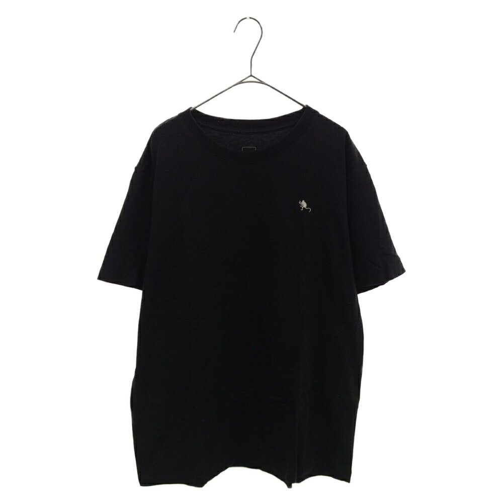 THE NORTH FACE(ザノースフェイス) サイズ:XL MONKEY MAGIC SS TEE NT31853 NPO法人モンキーマジックコラボ バックプリントサル刺繍半袖Tシャツ【中古】【程度B】【カラーブラック】【オンライン限定商品】