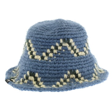 STUSSY(ステューシー) Giza Knit Bucket Hat バケットハット ニット ネイビー【中古】【程度B】【カラーネイビー】【オンライン限定商品】