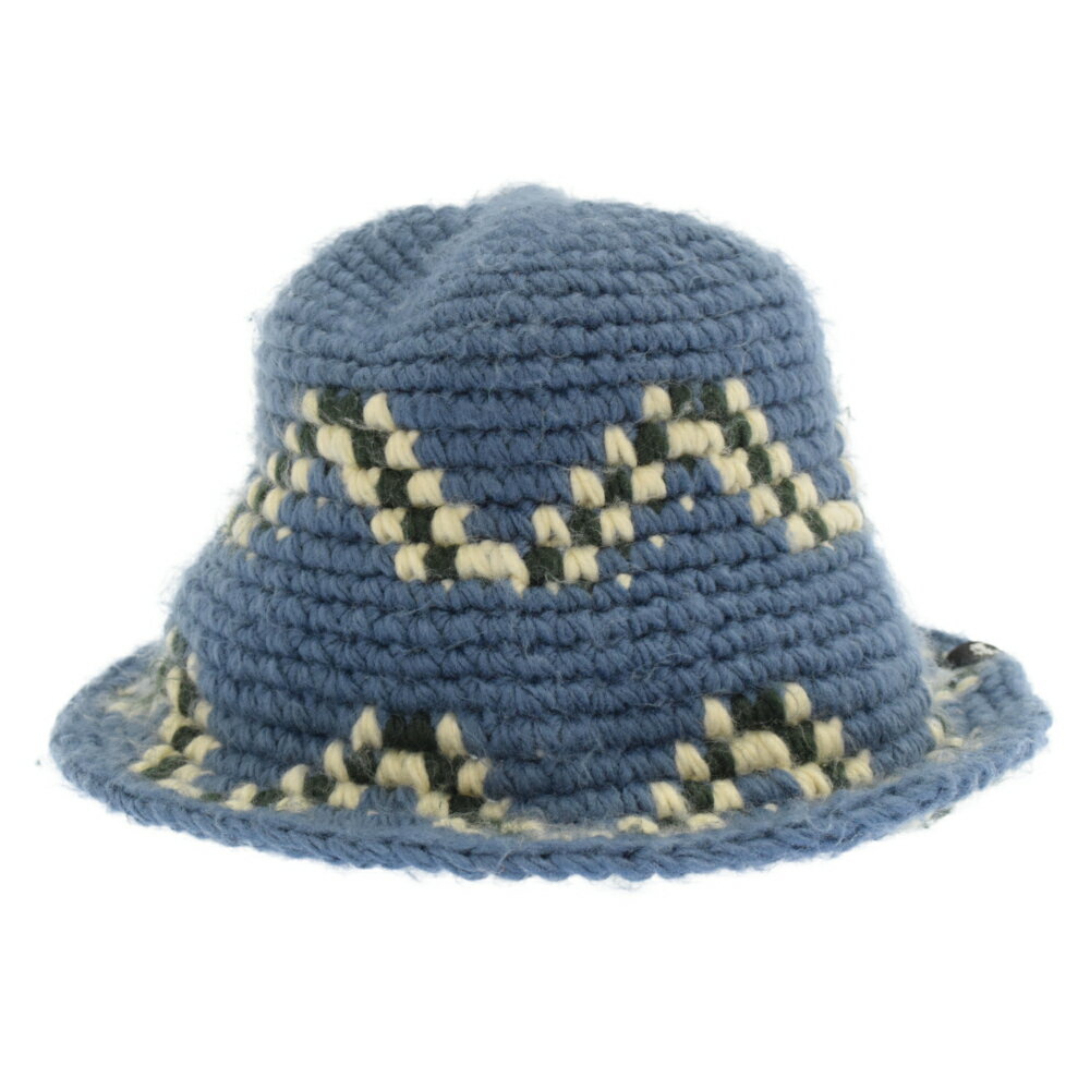 STUSSY(ステューシー) Giza Knit Bucket Hat バケットハット ニット ネイビー【中古】【程度B】【カラーネイビー】【オンライン限定商品】