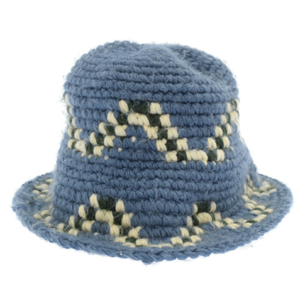 STUSSY(ステューシー) Giza Knit Bucket Hat バケットハット ニット ネイビー【中古】【程度B】【カラーネイビー】【オンライン限定商品】