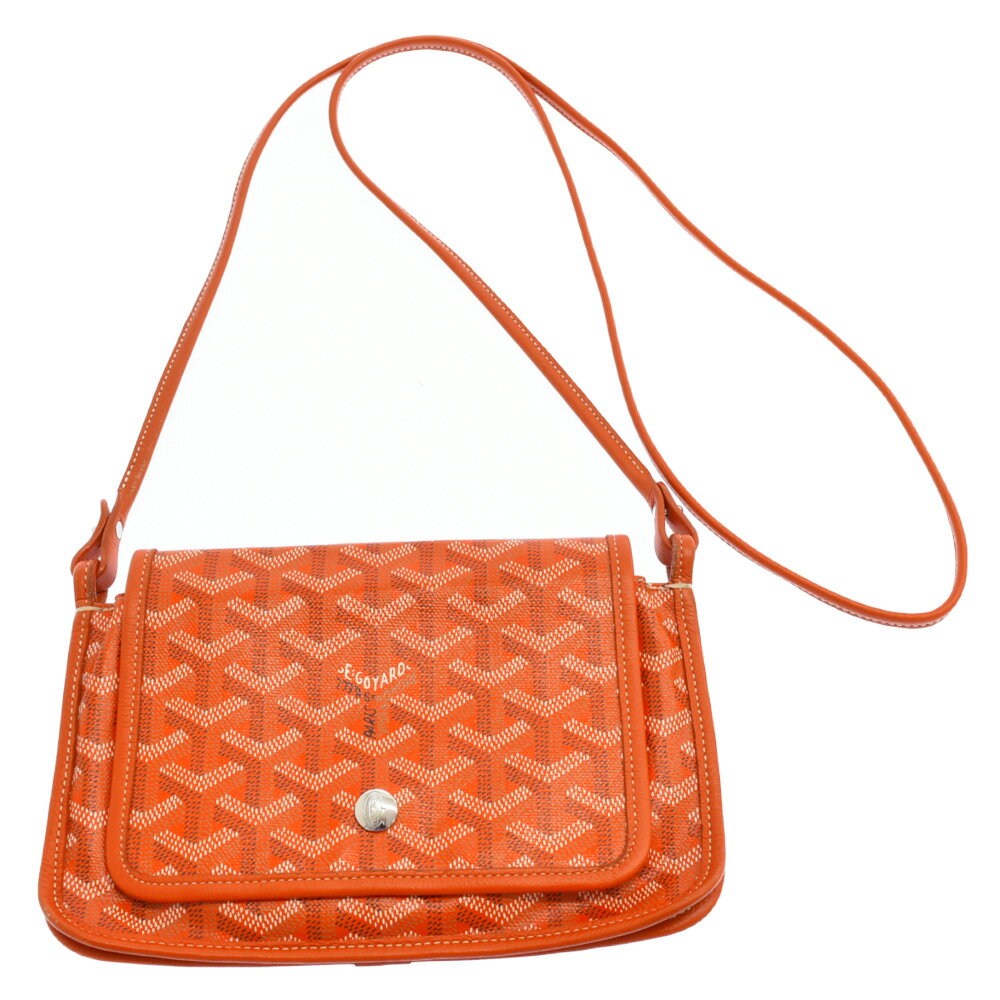 GOYARD(ゴヤール) PLUMET プリュメ ショルダーポシェット ショルダーバッグ オレンジ【中古】【程度B】【カラーオレンジ】【取扱店舗新宿】