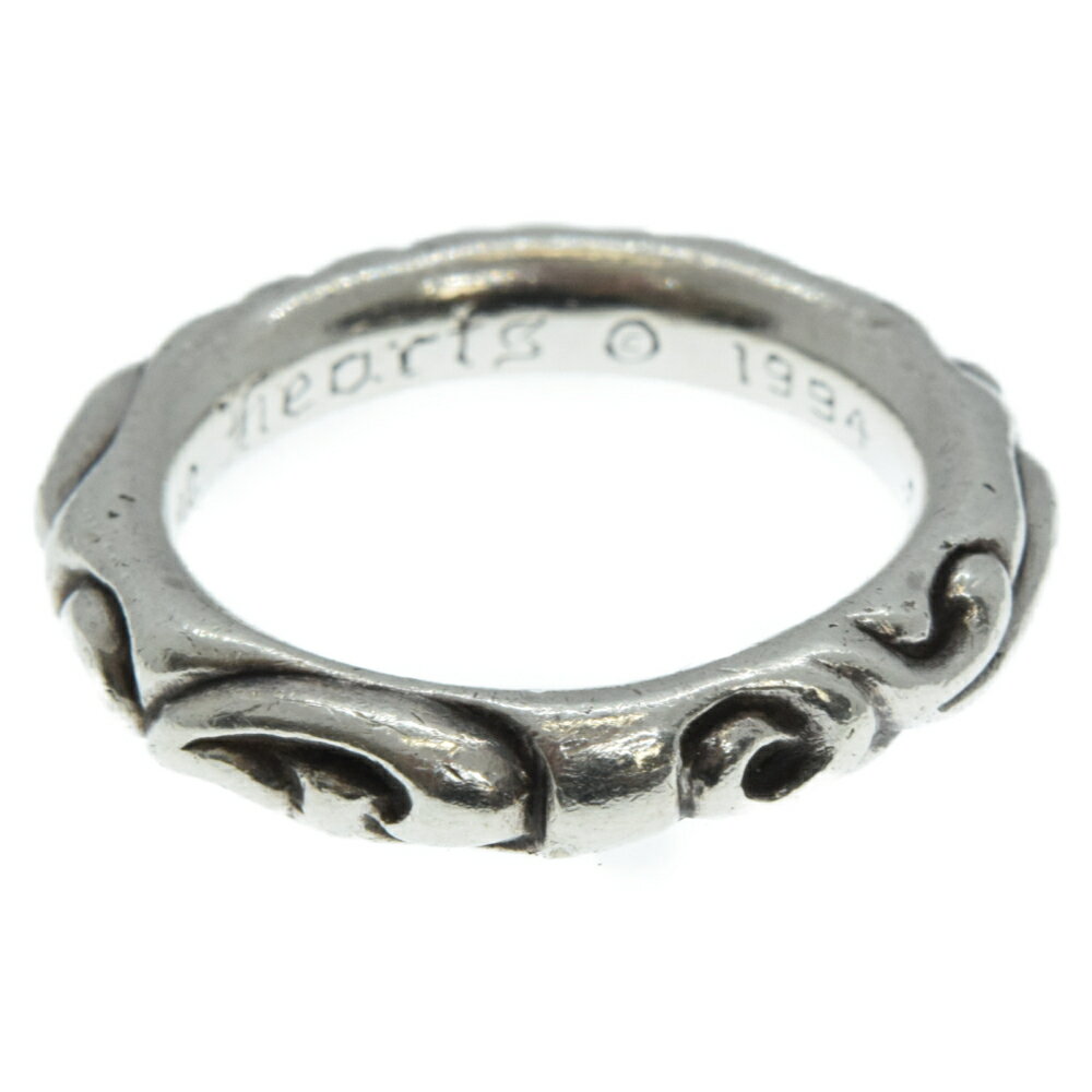 CHROME HEARTS(クロムハーツ) サイズ:21.5号 SCRL BAND スクロールバンドリング シルバー【中古】【程度B】【カラーシルバー】【取扱店舗BRING 心斎橋筋商店街店】★SALE★