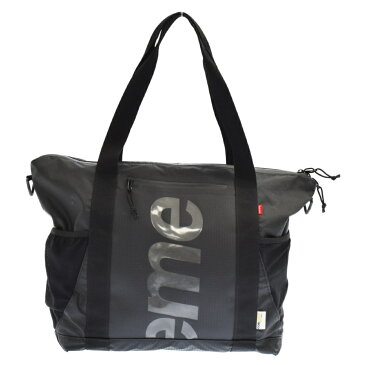 SUPREME(シュプリーム) 21SS Zip Tote ジップトート ロゴプリント バッグ ブラック【中古】【程度B】【カラーブラック】【オンライン限定商品】