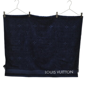 LOUIS VUITTON(ルイヴィトン) モノグラム ドラ ドゥ バン・LV バケーション ビーチタオル バスタオル ブルー M77781/BS1292【新古品/中古】【程度N】【カラーネイビー】【取扱店舗新宿】