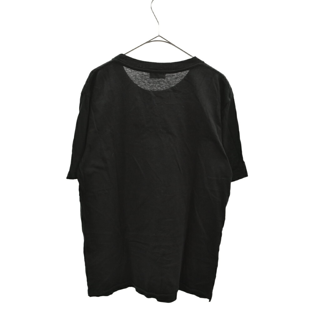 SAINT LAURENT PARIS(サンローランパリ) サイズ:XS 18SS シグネチャー ロゴ Tシャツ ブラック 480335【中古】【程度B】【カラーブラック】【オンライン限定商品】