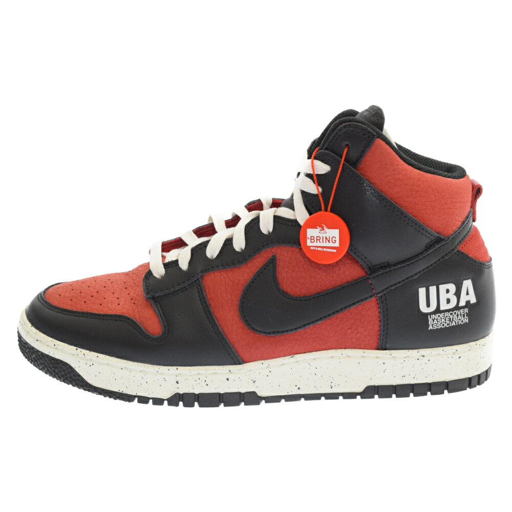 NIKE(ナイキ) サイズ:29.0cm ×UNDERCOVER DUNK HI 1985 DD9401-600 アンダーカバー ダンクハイ 1985 ハイカットスニーカー US11 ブラック/レッド【中古】【程度A】【カラーブラック】【取扱店舗BRING KICKS】