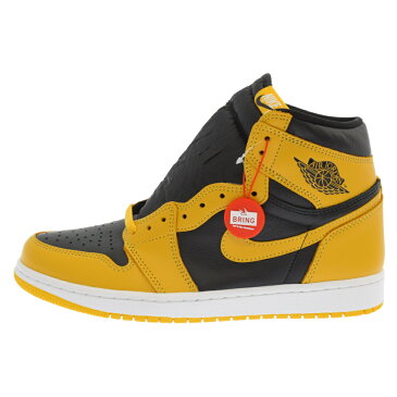 NIKE(ナイキ) サイズ:28.0cm AIR JORDAN1 RETRO HIGH OG POLLEN エアジョーダン レトロハイオージーパラン ハイカットスニーカー イエロー 555088-701【新古品/中古】【程度N】【カラーイエロー】【取扱店舗BRING KICKS】