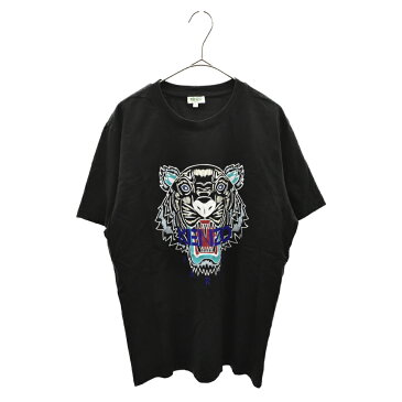 KENZO(ケンゾー) サイズ:M タイガー刺繍 半袖Tシャツ ショートスリーブカットソー F865TS0504YA ブラック【中古】【程度A】【カラーブラック】【オンライン限定商品】