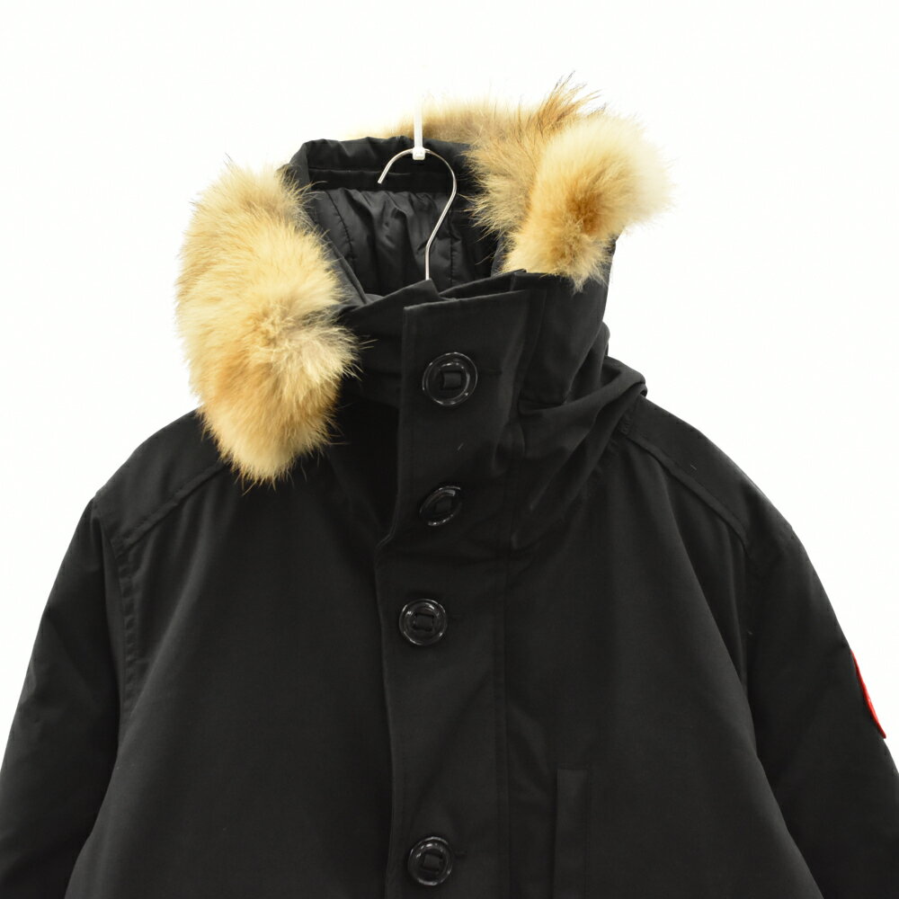 CANADA GOOSE(カナダグース) サイズ:M BEAMS別注 GLADBURY 3571JM グラッドバリー ファーフード付きダウンジャケット ブラック【中古】【程度B】【カラーブラック】【オンライン限定商品】