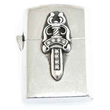 CHROME HEARTS(クロムハーツ) ZIPPO LIGHTERZ-V6 アフターダイヤ ダガージッポライター シルバー【中古】【程度B】【カラーシルバー】【取扱店舗BRING 心斎橋筋商店街店】