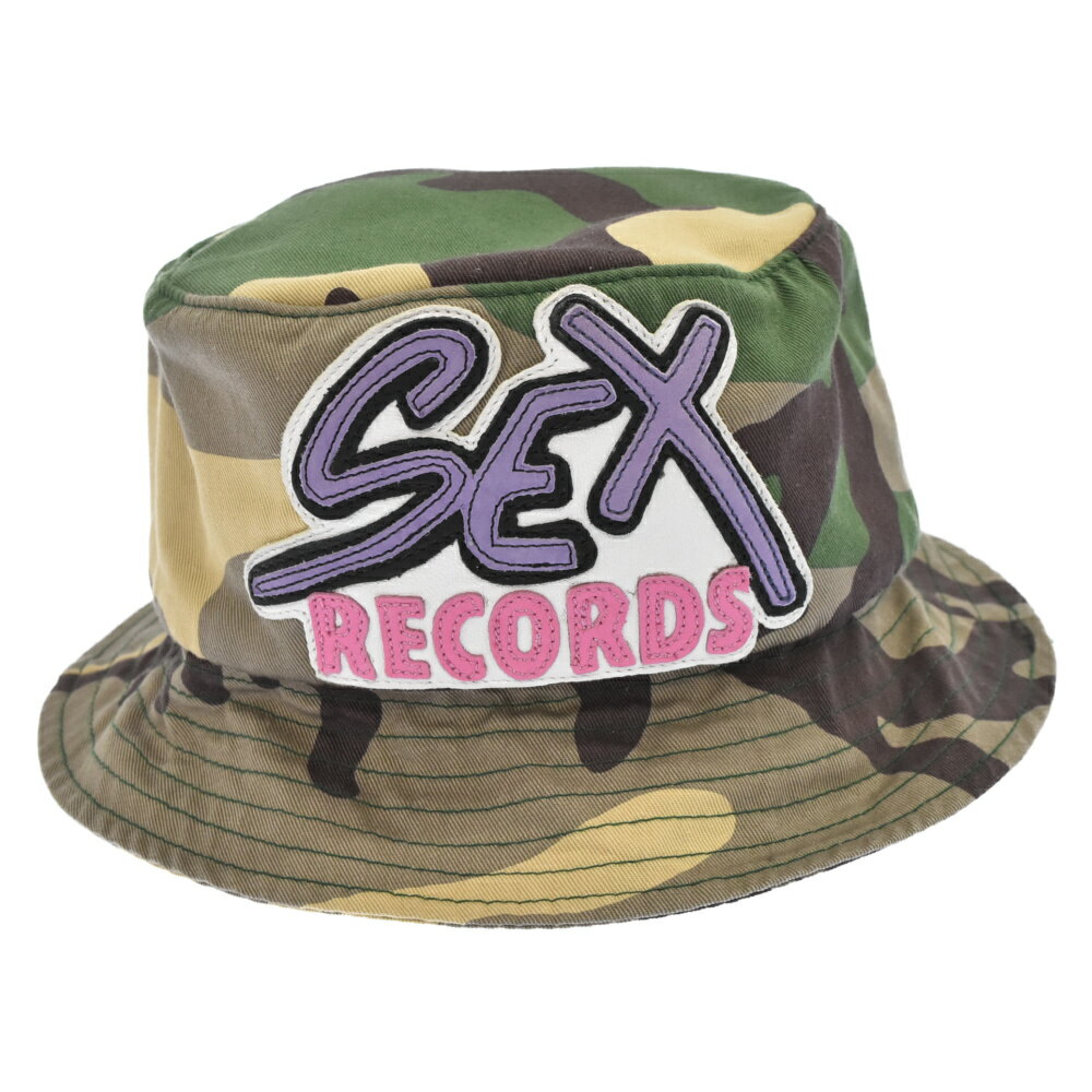 CHROME HEARTS(クロムハーツ) サイズ:M/58.5cm 21AW ×MATTY BOY Sex Records Camo Bucket Hat ×マッテ..