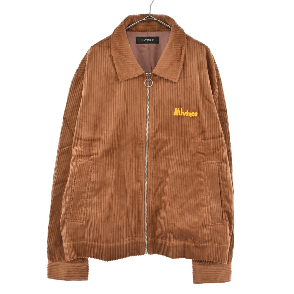 【楽天市場】MLVINCE(メルヴィンス) サイズ:M Corduroy ZIP JACKET コーデュロイジップアップジャケット ブラウン