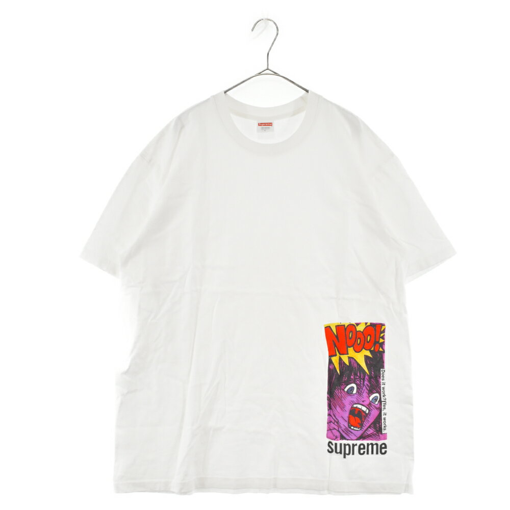 SUPREME(シュプリーム) サイズ:L 21SS DOES IT WORK TEE ダズイットワーク 半袖Tシャツ カットソー ホワイト【中古】【程度B】【カラーホワイト】【オンライン限定商品】