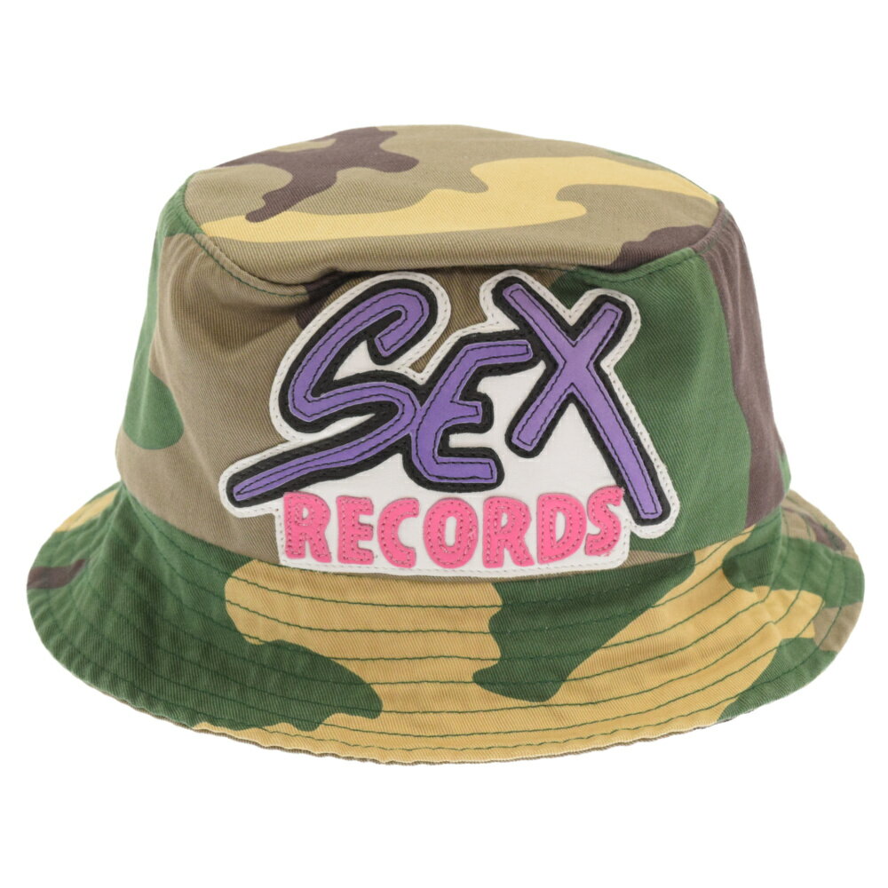 CHROME HEARTS(クロムハーツ) サイズ:L 21AW ×MATTY BOY Sex Records Chocochip Camo Bucket Hat マッ..